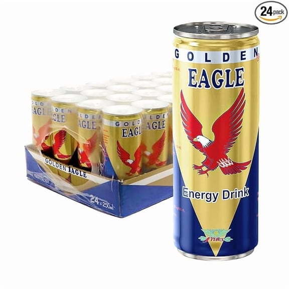 Golden Eagle Energy Drink Enhanced Energy & Focus 24-Pack 8.4 fl oz Cans