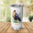 thumbnail image 1 of Golden Eagle Fan Custom 20oz Tumbler With Straw, Handle & Lid - Stainless Steel Coffee Mug - Personalized Gift For Women, Girls, Nature & Wildlife Lovers POaE42, 1 of 6