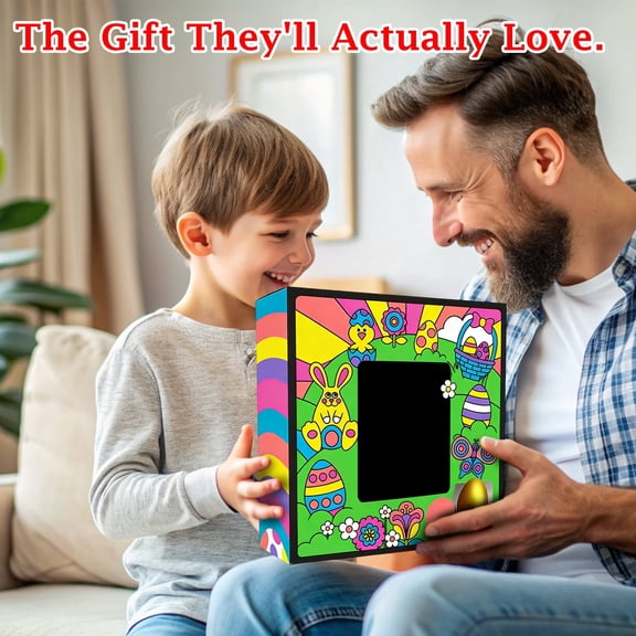 Golden Egg Hunt Mystery Box - 10 Spring Surprise Squishyl Figures with Hidden Doors, Stretchy and Dough-Filled Mini Fidget Toys for Easterg