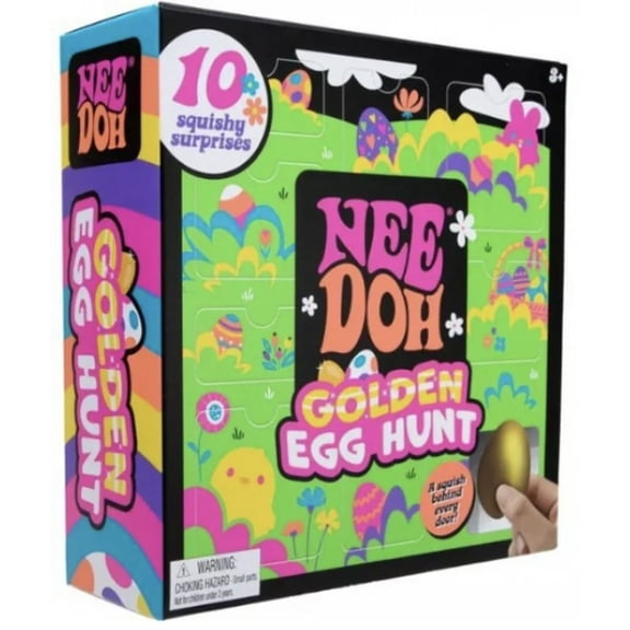 Golden Egg Hunt Squishy Surprise Kit 10 Piece Easter edition
