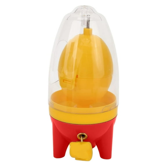 Golden Egg Whisk & Beater - Portable Manual Egg Mixer With Silicone Head, Handheld Yolk & White Blender For Baking, Cooking, Perfect For Kitchen, Camping & Travel
