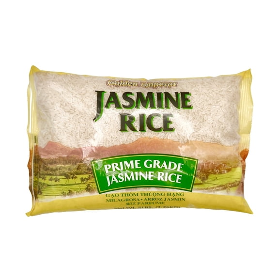 Golden Emperor Jasmine Rice 5 lbs Bag - Gluten Free