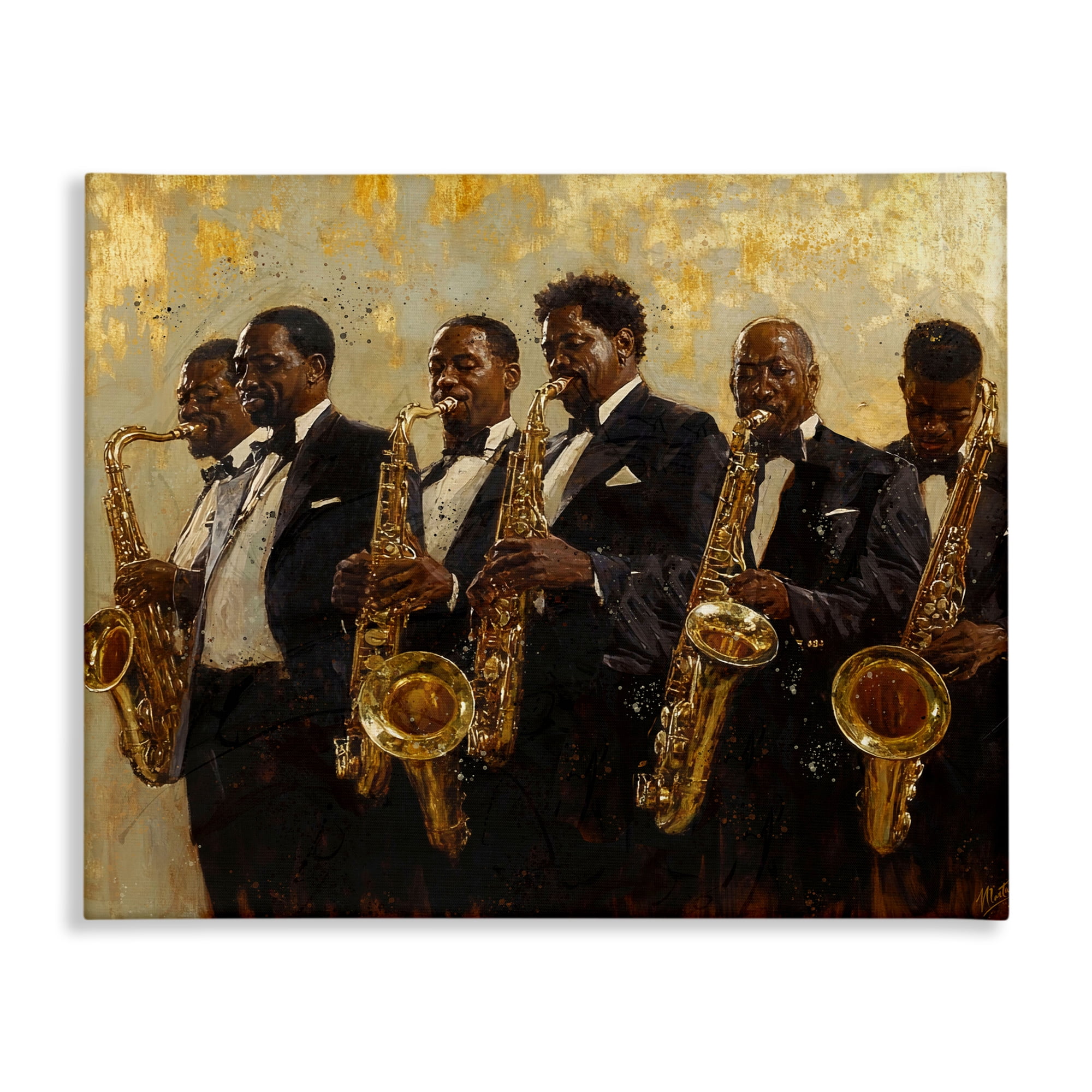 Golden Era Ensemble Canvas Wall Art, design by Marta Wiley
