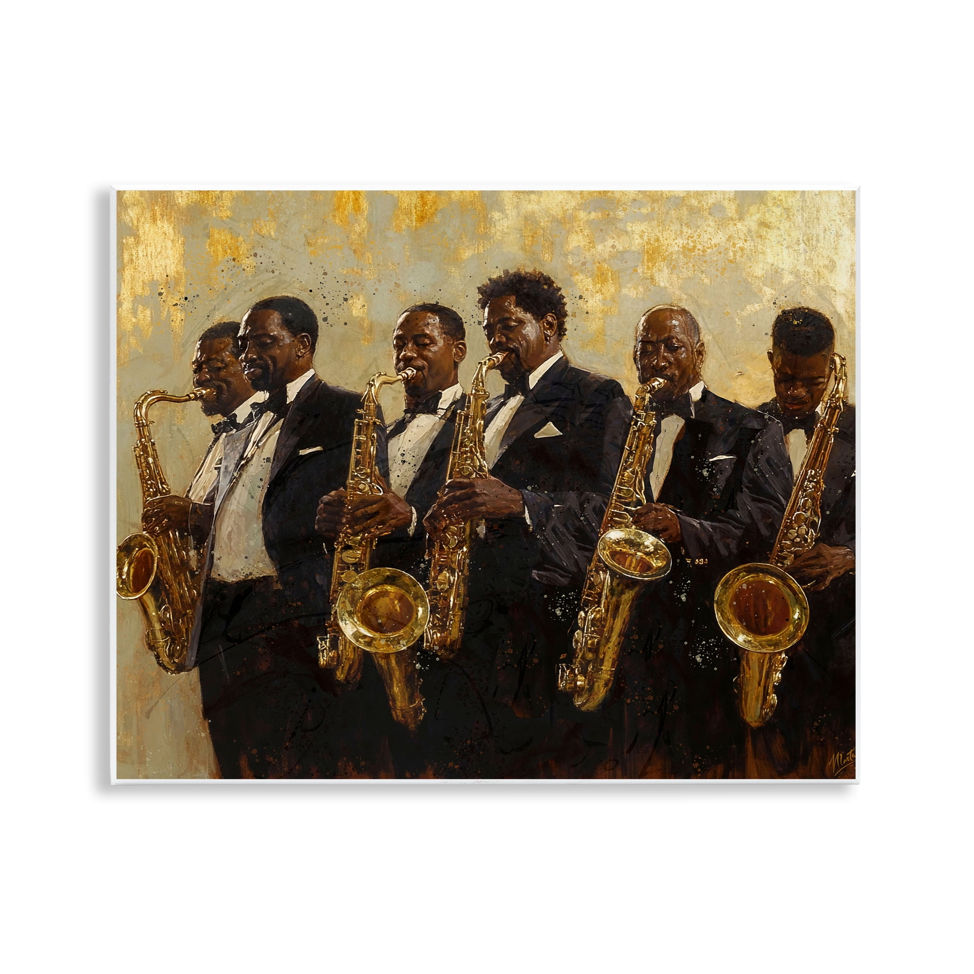 Golden Era Ensemble Wall Plaque Art, design by Marta Wiley