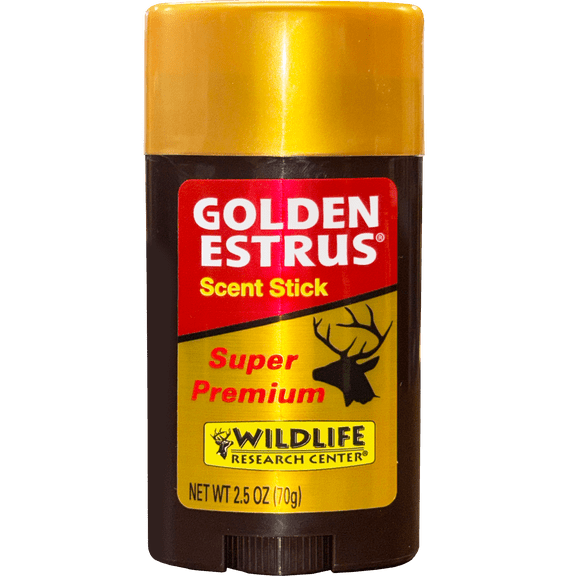 Wildlife Research Center Golden Estrus Scent Stick 2.5 oz Fresh and Premium Doe Estrus Scent