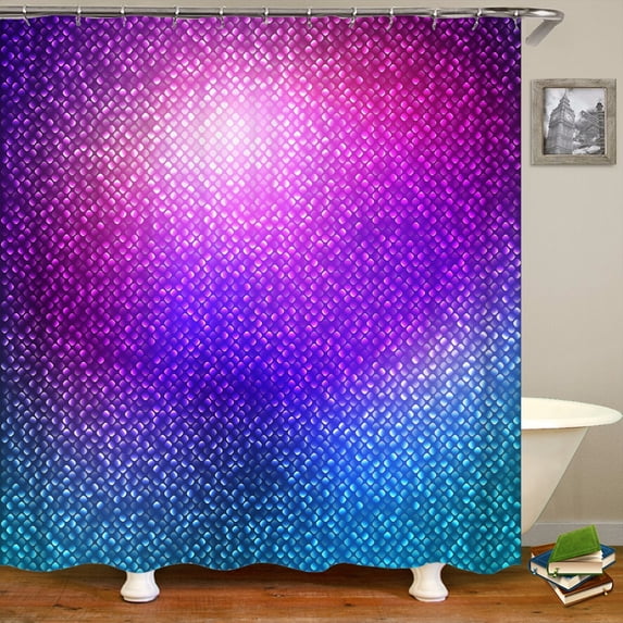 Golden Fantasy Colorful Print Shower Curtain waterproof Polyester With Hook Bathroom Decorate Curtain 3D Shower Curtain 240*180