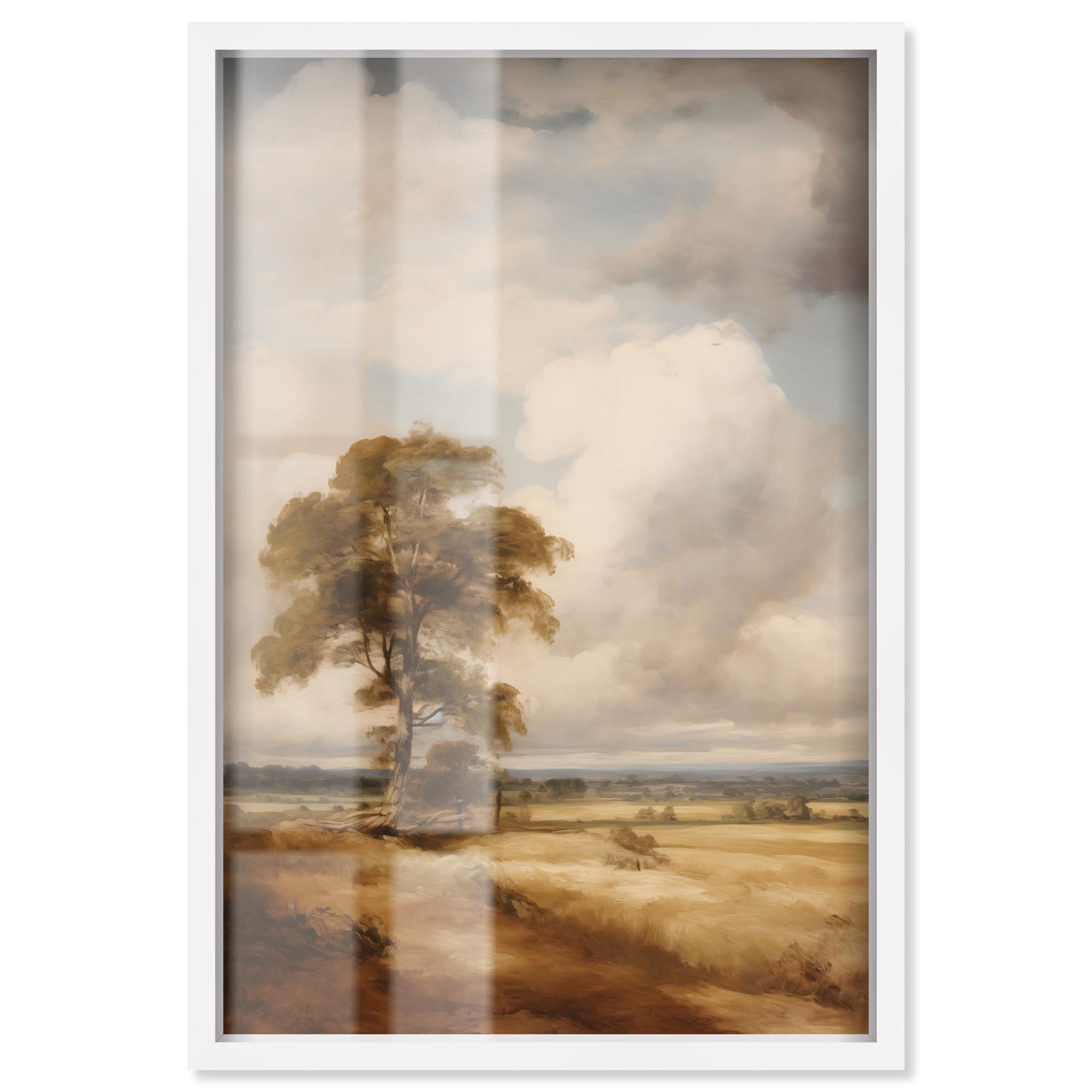 Golden Field Dream Shadowbox Print Classic Coastal Art by Art Remedy ...