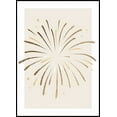 thumbnail image 1 of Golden Fireworks Poster Wall Art, Modern Wall Decor For Living Room Bedroom, 16x24 UNFRAMED, 1 of 2