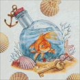thumbnail image 1 of Golden Fish Cs2721 15.75x15.75 inches Crafting Spark Diamond Painting Kit, 1 of 3