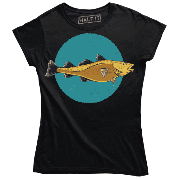 Golden Fish Fish On The Centre Of The Women's T-Shirt