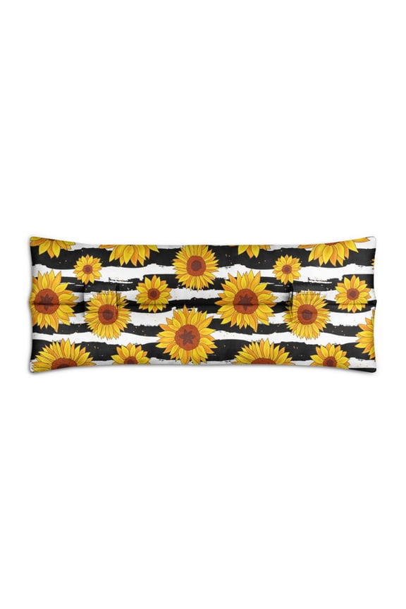 Golden Floral Sunflower Seatbelt Pillow - Soft Mastectomy Cushion for Car - Artistic Design for Post Surgery Recovery - Women's Gift Idea