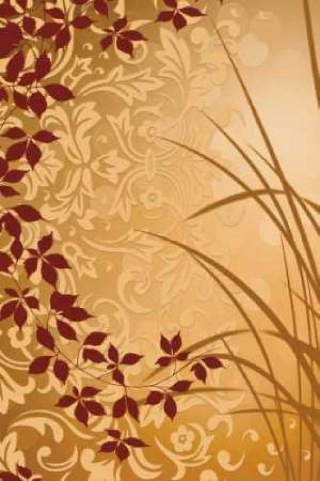 Golden Flourish II Canvas Art - Edward Aparicio (12 x 18)