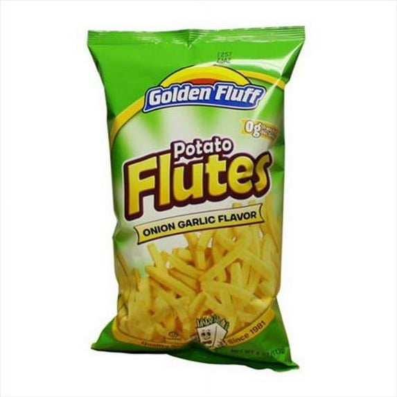 Golden Fluff 14073 Large Onion-Garlic Potato Flutes, Case of 12 x 4 oz