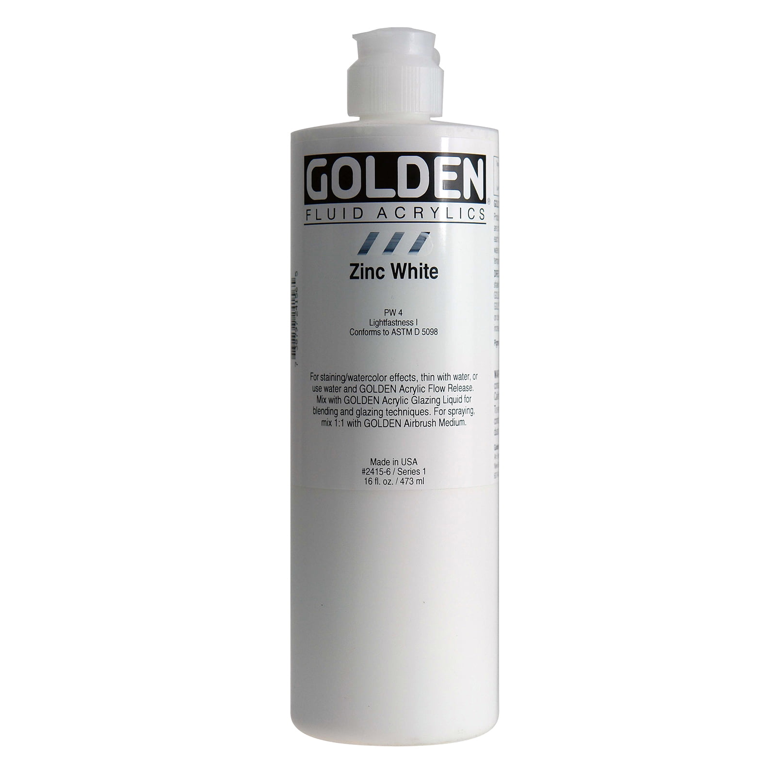 Acrylic - Golden Heavy Body Acrylics Titanium White 16oz jar