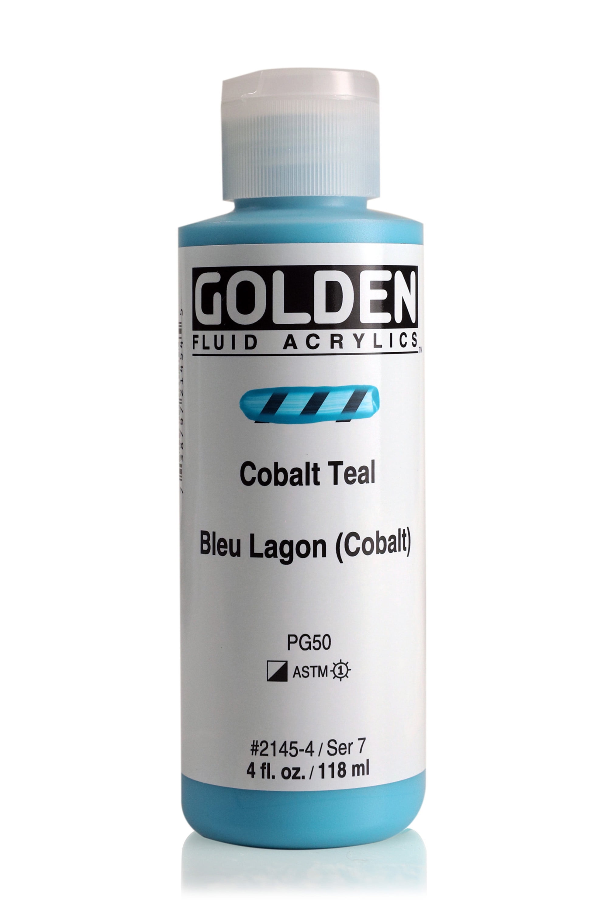 Golden Fluid Acrylic, 4 oz., Cobalt Teal