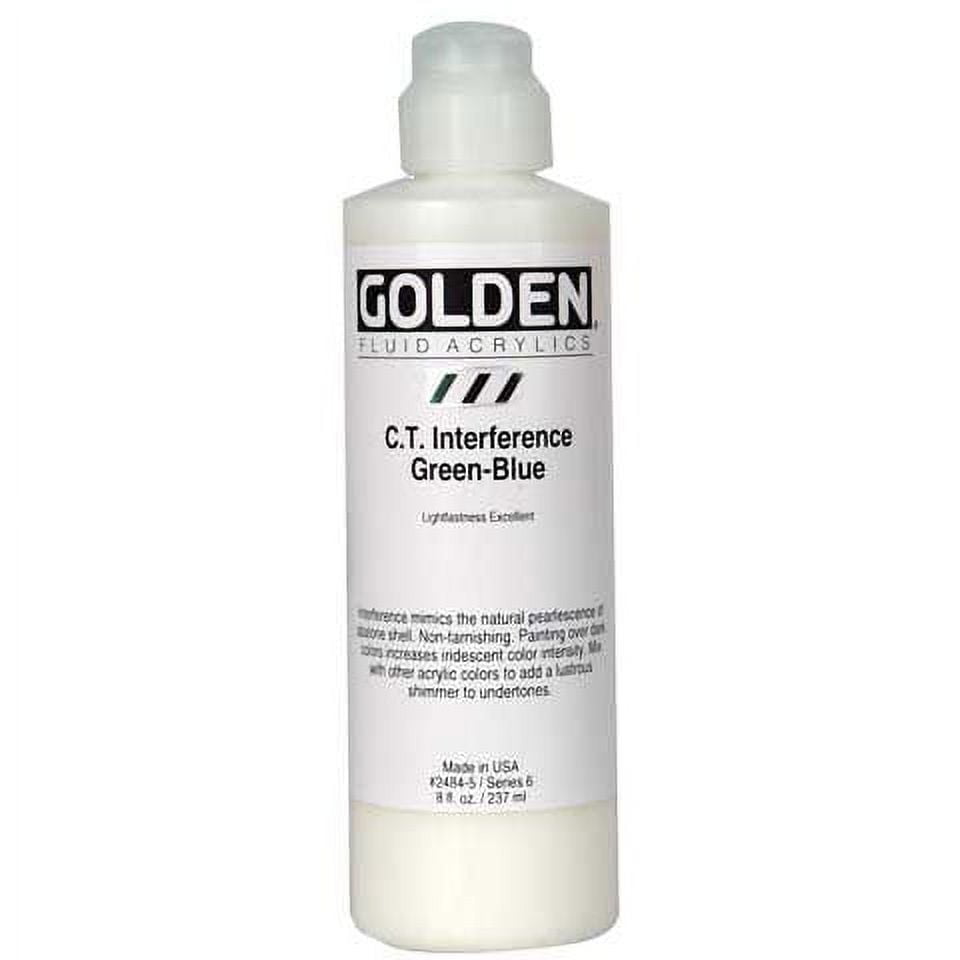 Golden - Fluid Acrylic - 8 oz. Bottle - Chromium Oxide Green