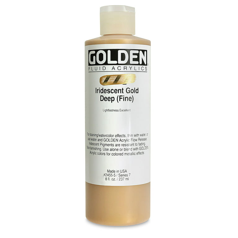 Golden 2oz IHEAVY Body Iridescent Color Acrylic Paint Copper Light Fine for  sale online