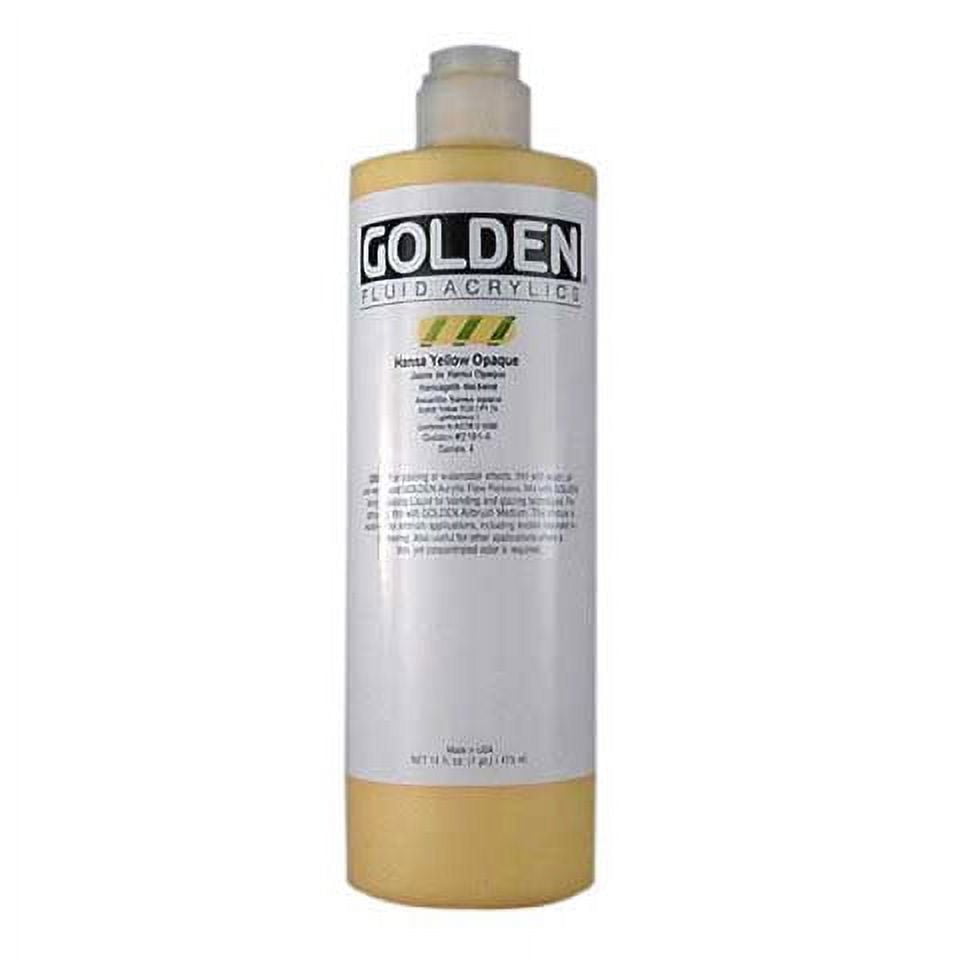 Golden - Fluid Acrylic - Pint Bottle - Permanent Green Light