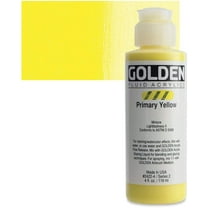 Golden Fluid Acrylics - Primary Yellow - 4 oz Bottle