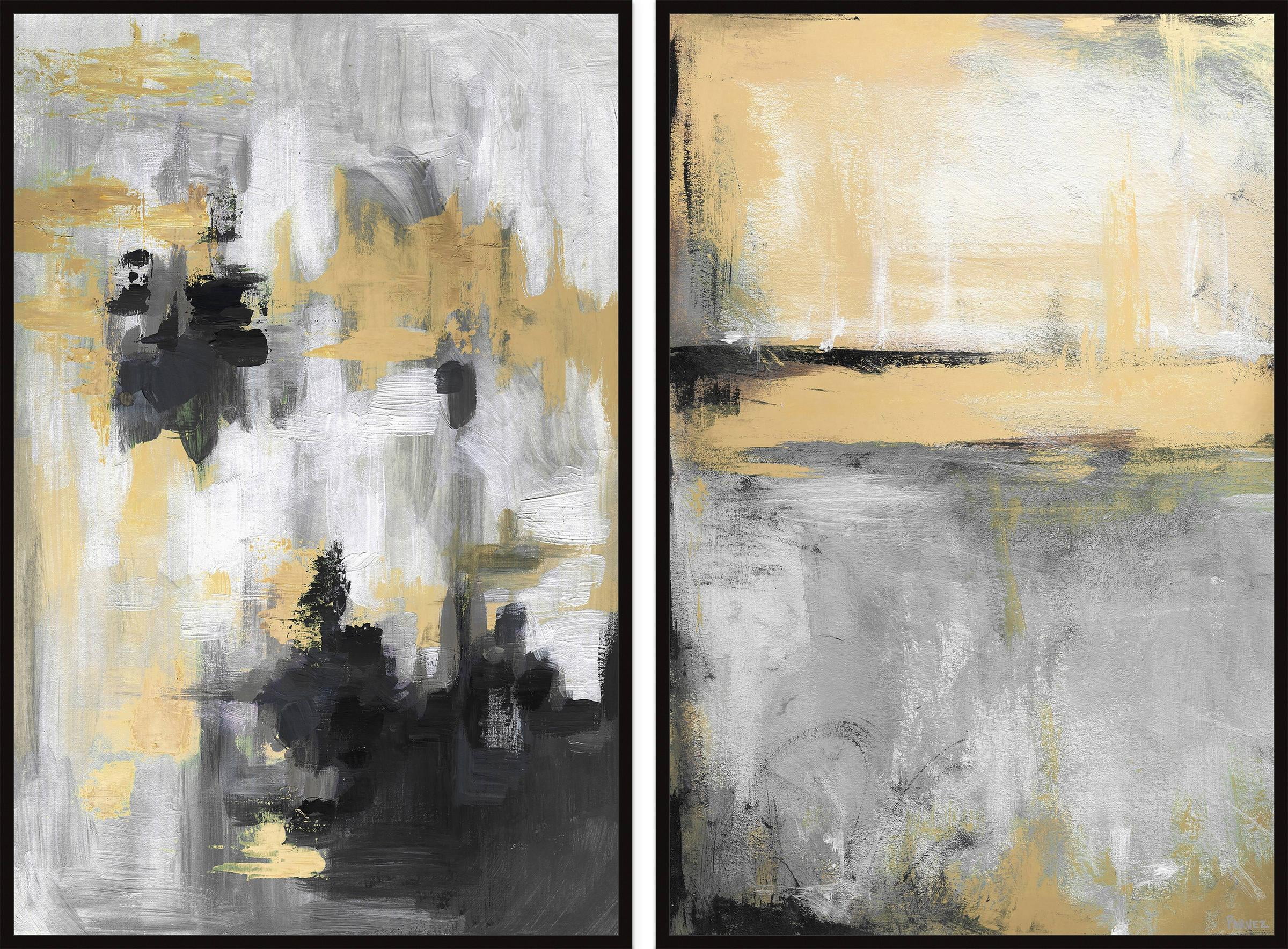 Golden Fog Diptych