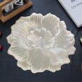 thumbnail image 1 of Golden Foil Placemat - Floral Design With Metallic Finish, Heat-Resistant For Dining Table - For Home Decor, Kitchen, Restaurant, Party Use, 1 of 4