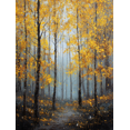 thumbnail image 1 of Golden Forest Landscape Canvas Print, Suitable for Living Room, Bedroom, Office, Hallway, Entryway Decor, 1 of 8
