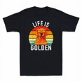 Golden Funny TShirt Dog Life Vintage Retriever Golden Dog Gift Lovers
