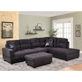 thumbnail image 1 of Golden Furniture 3 PCS Sectional Sofa Set, L-Shaped Sectional Couch 103" W for Living Room, with Storage Ottoman and Matching Pillows, 1 of 2