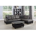 thumbnail image 1 of Golden Furniture 3 PCS Sectional Sofa Set, L-Shaped Sectional Couch 103" W for Living Room, with Storage Ottoman and Matching Pillows, 1 of 7
