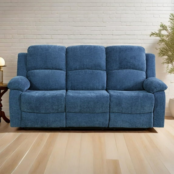 Golden Furniture Fabirc Reclining Sofa for Living Room Furniture Couch with Cupholder for Living Room/Office/Theater Seating