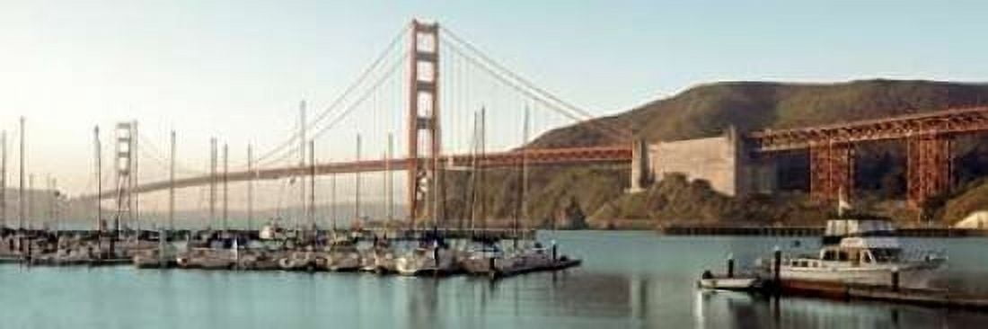 Golden Gate Bridge - 33 Canvas Art - Alan Blaustein (12 x 36)