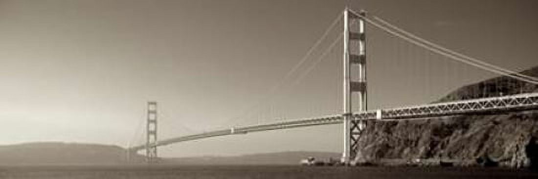 Golden Gate Bridge - 35 Canvas Art - Alan Blaustein (12 x 36)