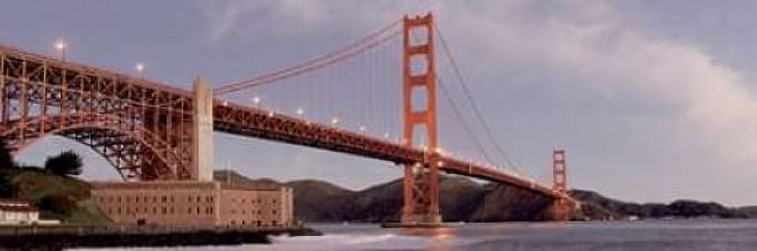 Golden Gate Bridge - 40 Canvas Art - Alan Blaustein (12 x 36)