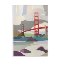 Stupell Industries Golden Gate Bridge Architecture Wall Plaque Art, design by Melba Browne
