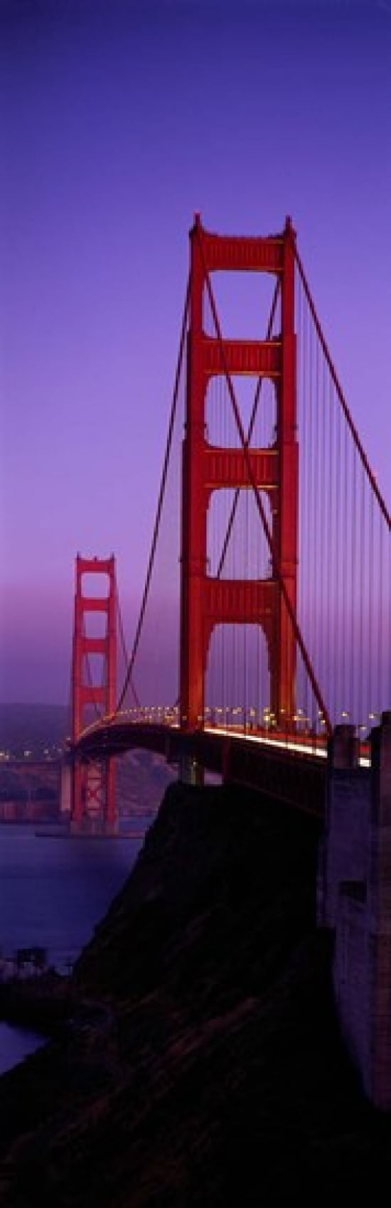 Golden Gate Bridge San Francisco CA Canvas Art - Panoramic Images (18 x 6)