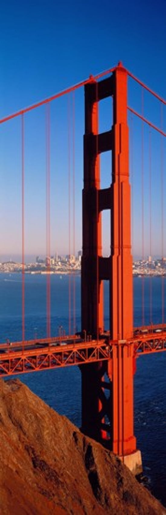 Golden Gate Bridge San Francisco CA Canvas Art - Panoramic Images (36 x 12)