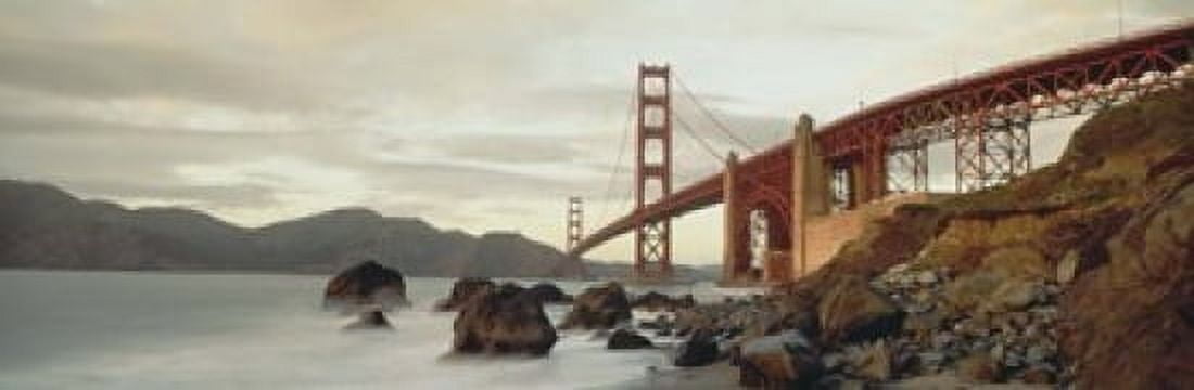 Golden Gate Bridge San Francisco CA USA Canvas Art - Panoramic Images (18 x 6)