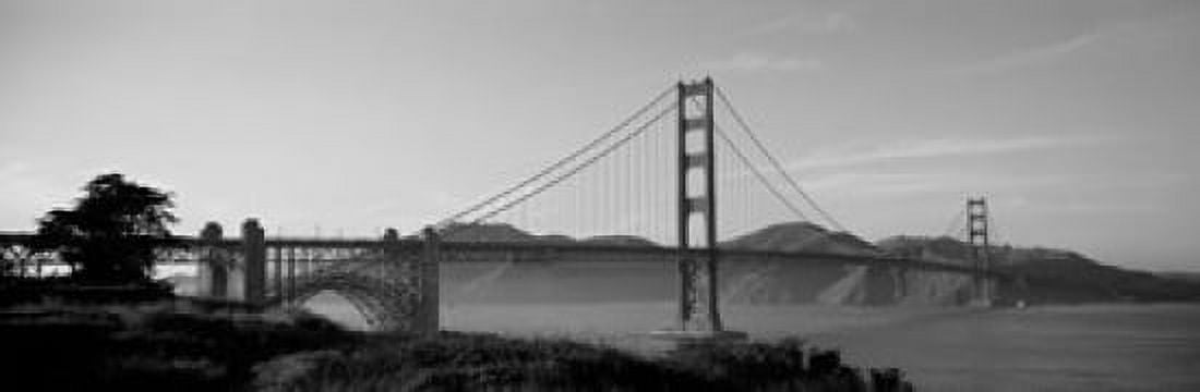 Golden Gate Bridge San Francisco CA USA Canvas Art - Panoramic Images (36 x 12)