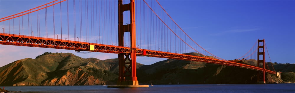 Golden Gate Bridge San Francisco California Canvas Art - Panoramic Images (27 x 9)