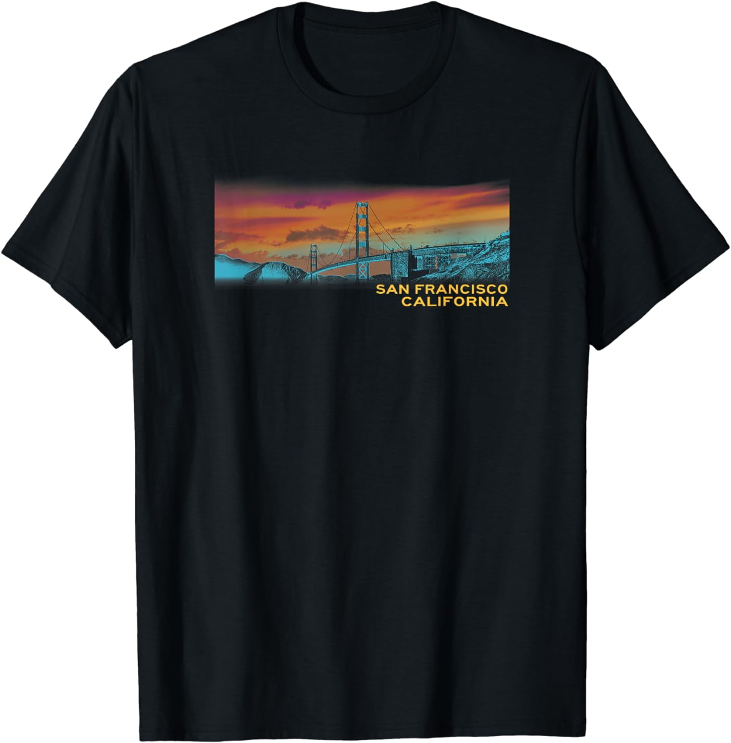 Golden Gate Bridge San Francisco, California T-Shirt - Walmart.com