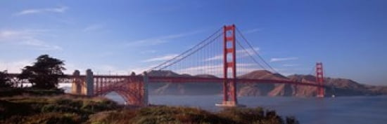 Golden Gate Bridge San Francisco California USA Canvas Art - Panoramic Images (36 x 12)