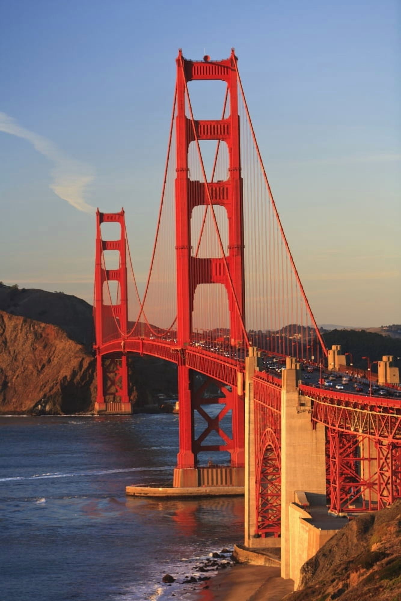 Golden Gate Bridge San Francisco California United States of America Canvas Art - Stuart Westmorland Design Pics (12 x 19)