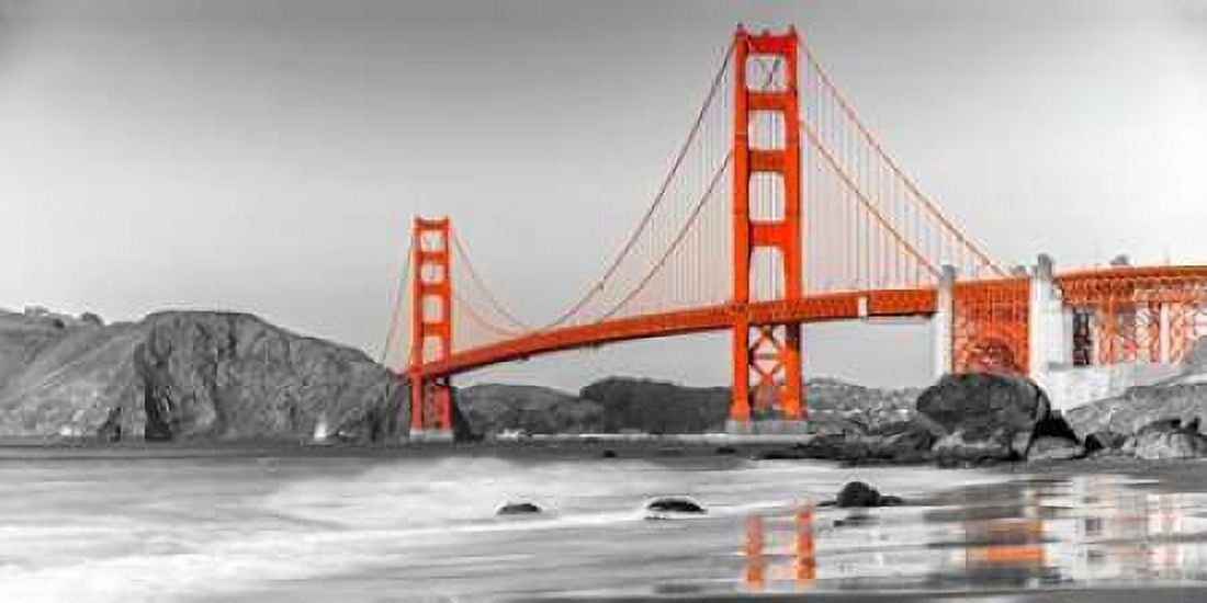 Golden Gate Bridge San Francisco Canvas Art - Anonymous (10 x 20)