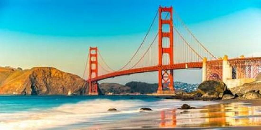 Golden Gate Bridge San Francisco Canvas Art - Anonymous (24 x 48)