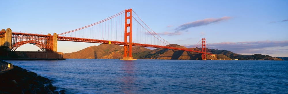 Golden Gate Bridge San Francisco Canvas Art - Panoramic Images (27 x 9)
