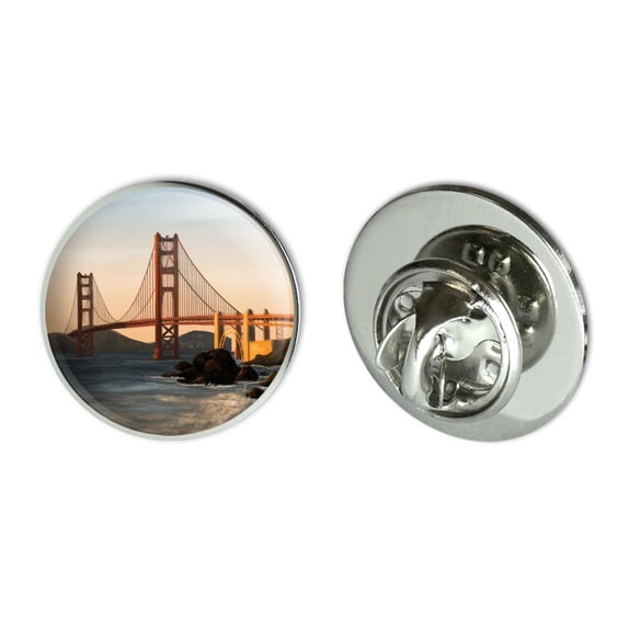 Golden Gate Bridge San Francisco Metal 0.75" Lapel Hat Pin Tie Tack Pinback