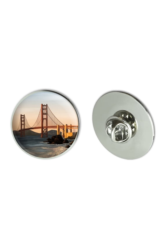 Golden Gate Bridge San Francisco Metal 1.1" Tie Tack Hat Lapel Pin Pinback