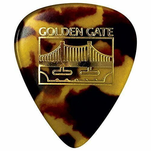 Golden Gate Deluxe Tortoise Style Mandolin Pick, Extra Stiff, 12 picks
