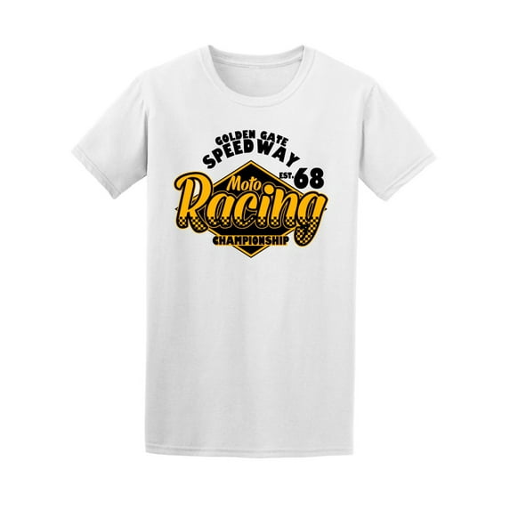 Golden Gate Speedway Moto Racing T-Shirt Men -Image by Shutterstock, Male XX-Large
