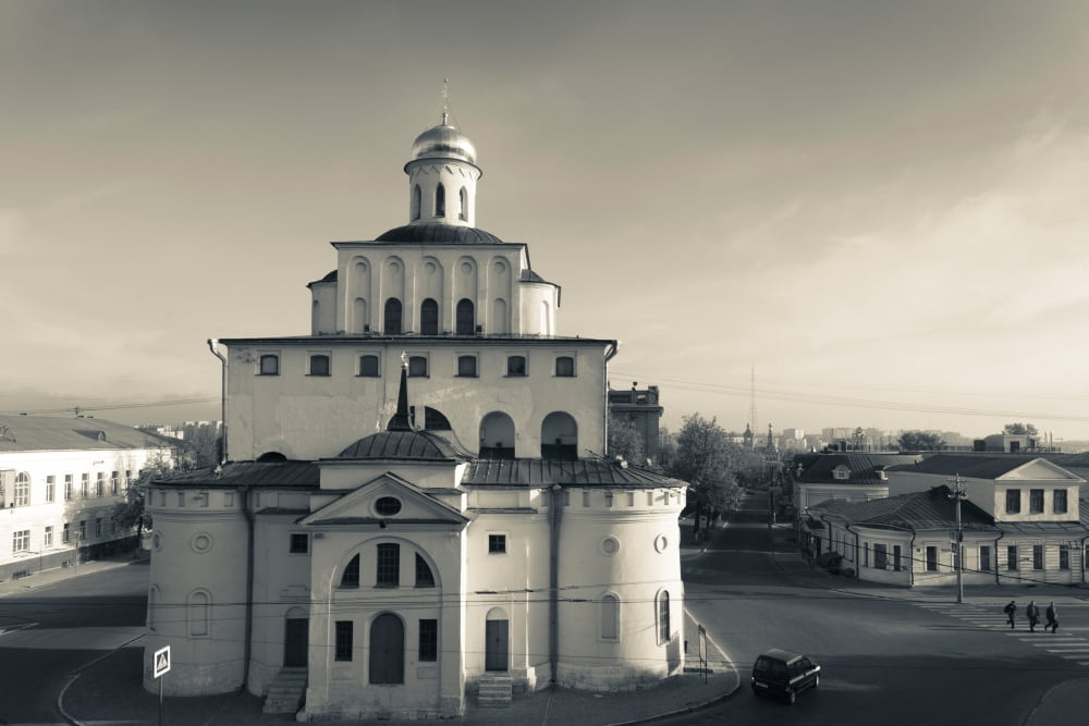 Golden Gate in Vladimir Vladimir Oblast Russia Canvas Art - Panoramic Images (36 x 12)